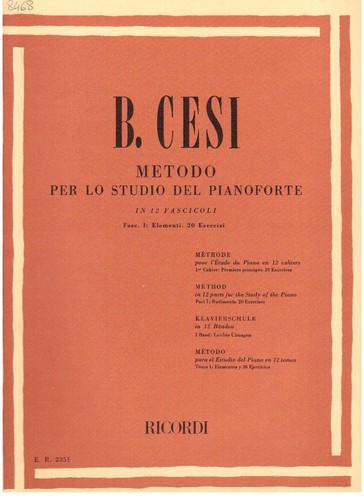 Beniamino cesi méthode - beniamino,