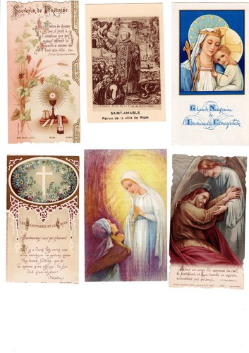 Lot images pieuses - de,