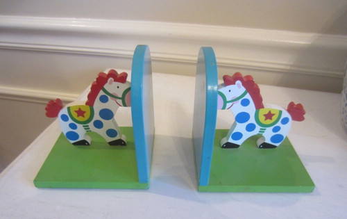 Vintage circus horses wood - vintage,