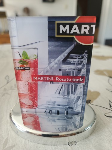 Porte menu martini table - porte‑menu, de