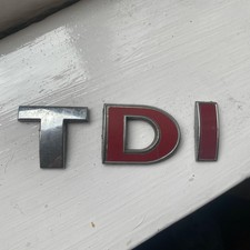 Vw Polo 6N2 TDi Boot Badge. Tailgate Badge. 1999-2001
