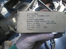 M38A1 M170 Willys Kaiser Jeep Emergency brake shoe set NOS G758