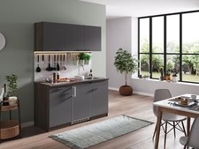 Cuisine Cuisine Équipée Cuisine Simple Chêne York Gris Oliver 150 CM Respekta