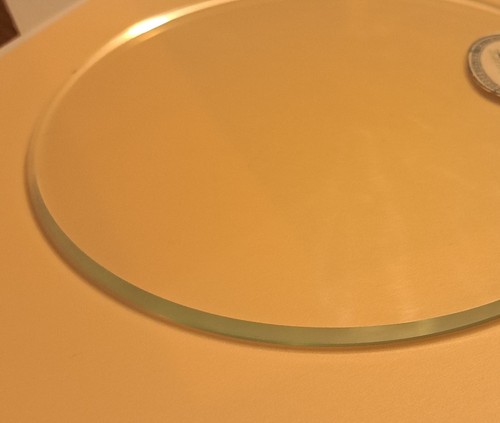 Verre minéral plat rebord - verre,