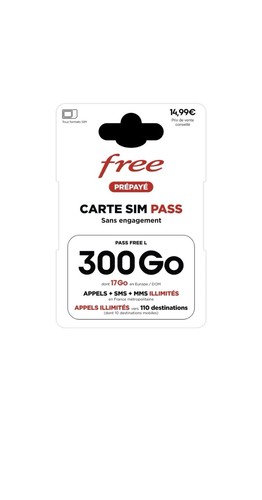 Carte sim prépayée puce - prépayée,