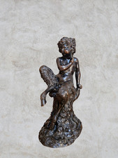 Faune Enfant En Bronze