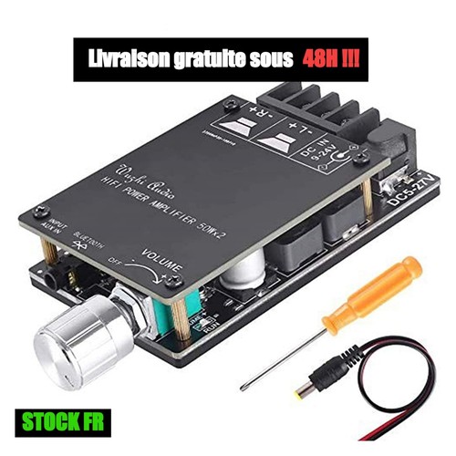 Amplificateur bluetooth 2x50w - amplificateur,