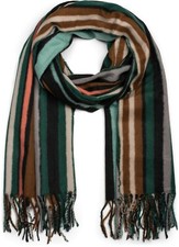 Écharpe avec motif de rayures