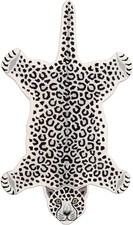 Tapis léopard fait main 100 %