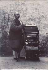 China, street vendor, vintage print, ca.1900 vintage print silver print