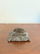 Ancien Sculpture Bronze Porc