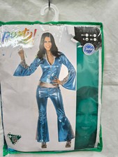 Déguisement disco bleu femme