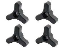 4x Ecrou de poignée étoile