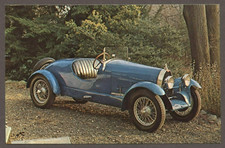 1926 Bugatti  Type 38 Roadster Automobile Classic Car Postcard