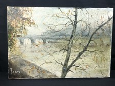 Gilles Fabre (1933-2007) Huile