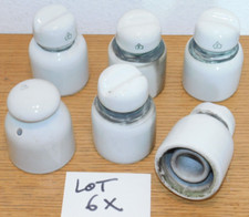 ANCIEN vintage LOT 6 ISOLATEUR
