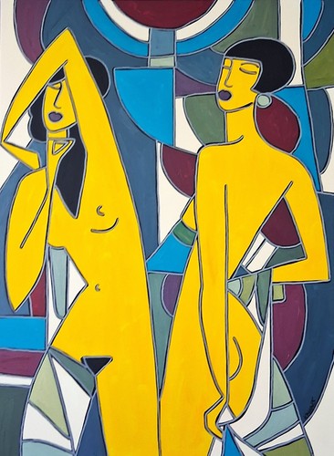 Kleyman tableau 81x65 - kleyman, nu
