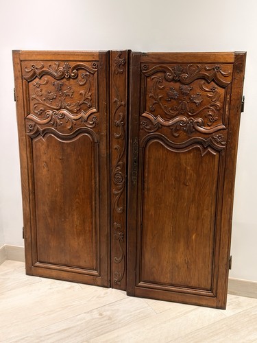 Paire portes bois chêne - paire, en