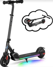 Trottinette Électrique Noir Pliable Pour Enfants Moteur Puissant 150W Écran LED