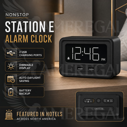 Station alarm clock - e,