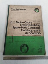 original spare parts catalog 1972 moto cross Puch MC 125 175 ita eng deu
