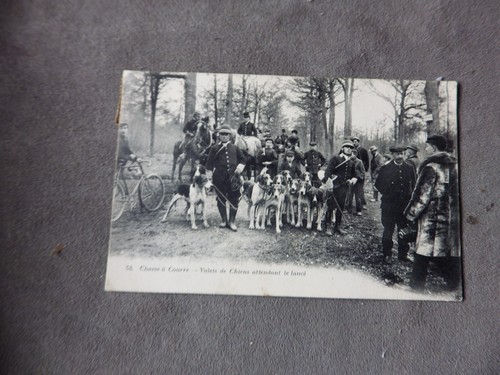 Cpa chasse courre en - cpa,
