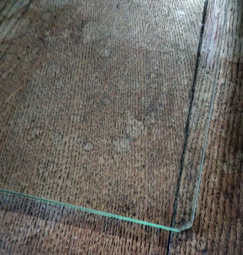 Plaque verre 30x23 5cm - plaque, en