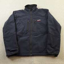Peak Performance Mens Jacket Navy Medium Full Zip Softshell Walking Hiking Adult