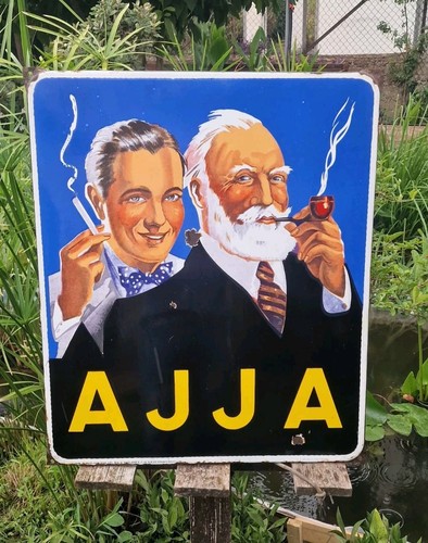 Ajja enamel table sign - table,