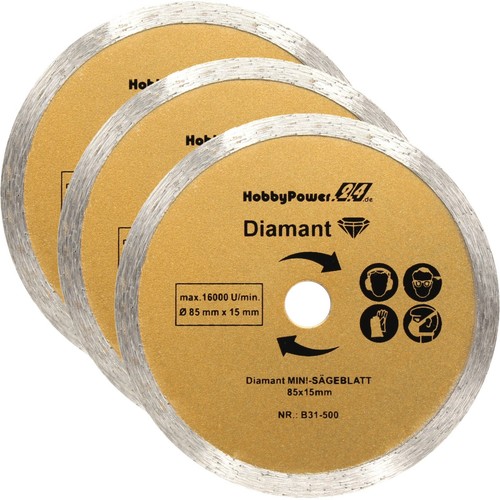 Diamant 85x15mm scie - diamant,