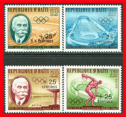 Haiti semi postal air post - semi-postal, &