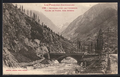 Cpa mérens vallée nabre - cpa,