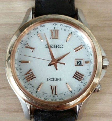 Seiko exceline solar watch - seiko,