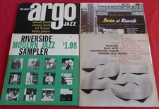 4LP VARIOUS BLUE NOTE ARGO & RIVERSIDE JAZZ SAMPLERS