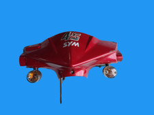 SYM SYMPLY 50CC 50 2013 HANDLEBAR COVER FAIRING WITH INDICATOR IN RED
