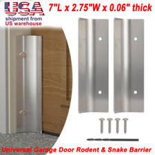 For Garage Door Corners Seals Rodent Snake Barrier, Aluminum Guard, Easy Install