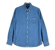 GANT Garçons Lässig Coupe La Denim Indigo Chemise Taille 13-14 Année (158/164)
