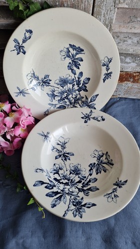 Anciennes assiettes creuses - assiettes,