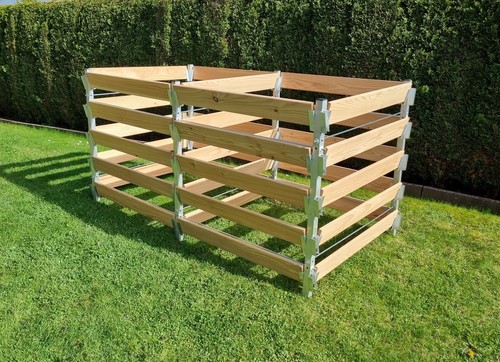 Composteur bois aluminium 180