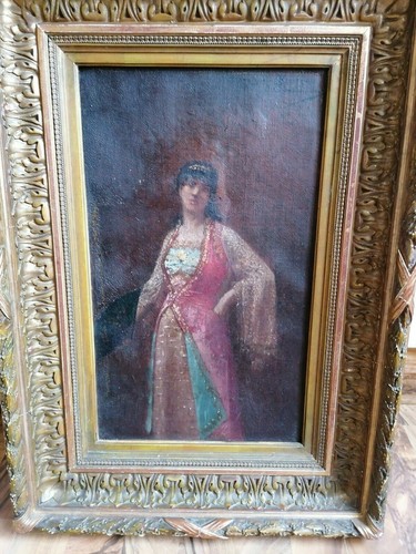 Rare ancien tableau oil - tableau,