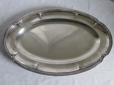 06H21 MAGNIFIQUE PLAT DE STYLE LOUIS XV EN METAL ARGENTE DE MARQUE WISKEMANN