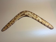 Vintage Genuine Throwing Boomerang Aboriginal-Made Handcrafted Australia