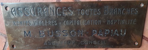 Assurances 1 plaque - assurances, :