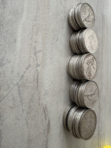 Lot pièces 5 francs - pièces, de