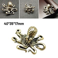 Laiton Rétro Octopus Figurine