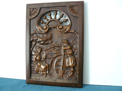 Beau panneau bois sculpte - beau,