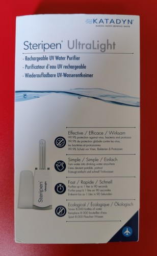 Steripen ultralight water - steripen,