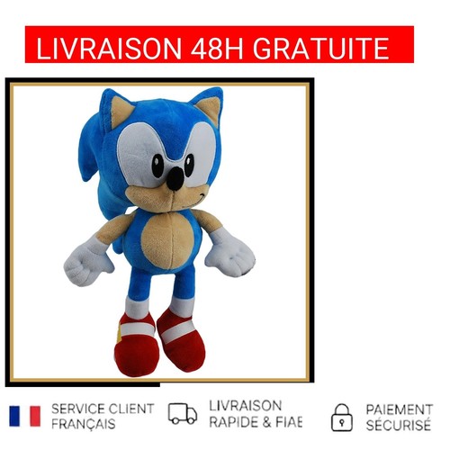 Peluche sonic the hedgehog - sonic,
