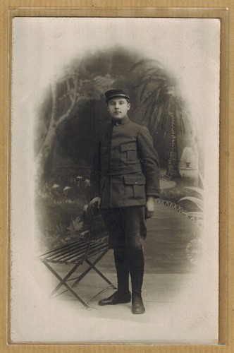 Cpa carte photo militaire - photo, 13e