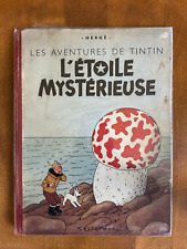 Hergé Tintin L'Etoile Mystérieuse 1st 1942 Start page 1 Dos Rouge NO TITLE
